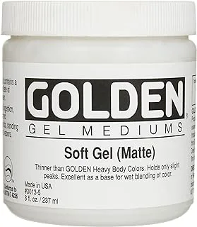 Golden Soft Matte Gel Medium-8 ounce