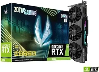 Zotac Gaming Nvidia Geforce Rtx 3090 Trinity Oc 24Gb Gddr6X 384-Bit 19.5 Gbps Pcie 4.0 Gaming Graphics Card, Icestorm 2.0 Advanced Cooling, Spectra 2.0 Rgb Lighting, Zt-A30900J-10P