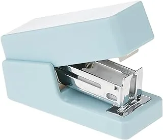 deli Nusign 24/6 & 26/6 12 Sheets Stapler, Light Blue.