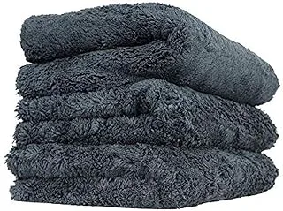 Chemical Guys Happy Ending Edgeless Microfiber Towel, Black, 16