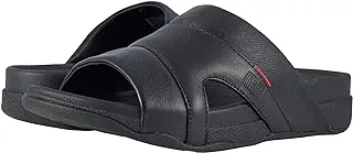 FitFlop Freeway Pool Slide In Leather-L66 للرجال