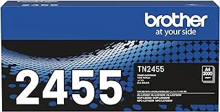 Brother Genuine TN2455 High Yield Black Ink Printer Toner Cartridge, Prints up to 3,000 pages