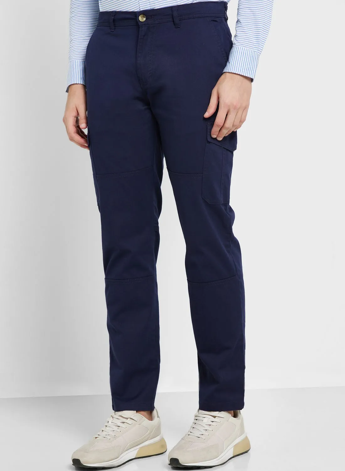 Thomas Scott Men Smart Slim Fit Easy Wash Trousers