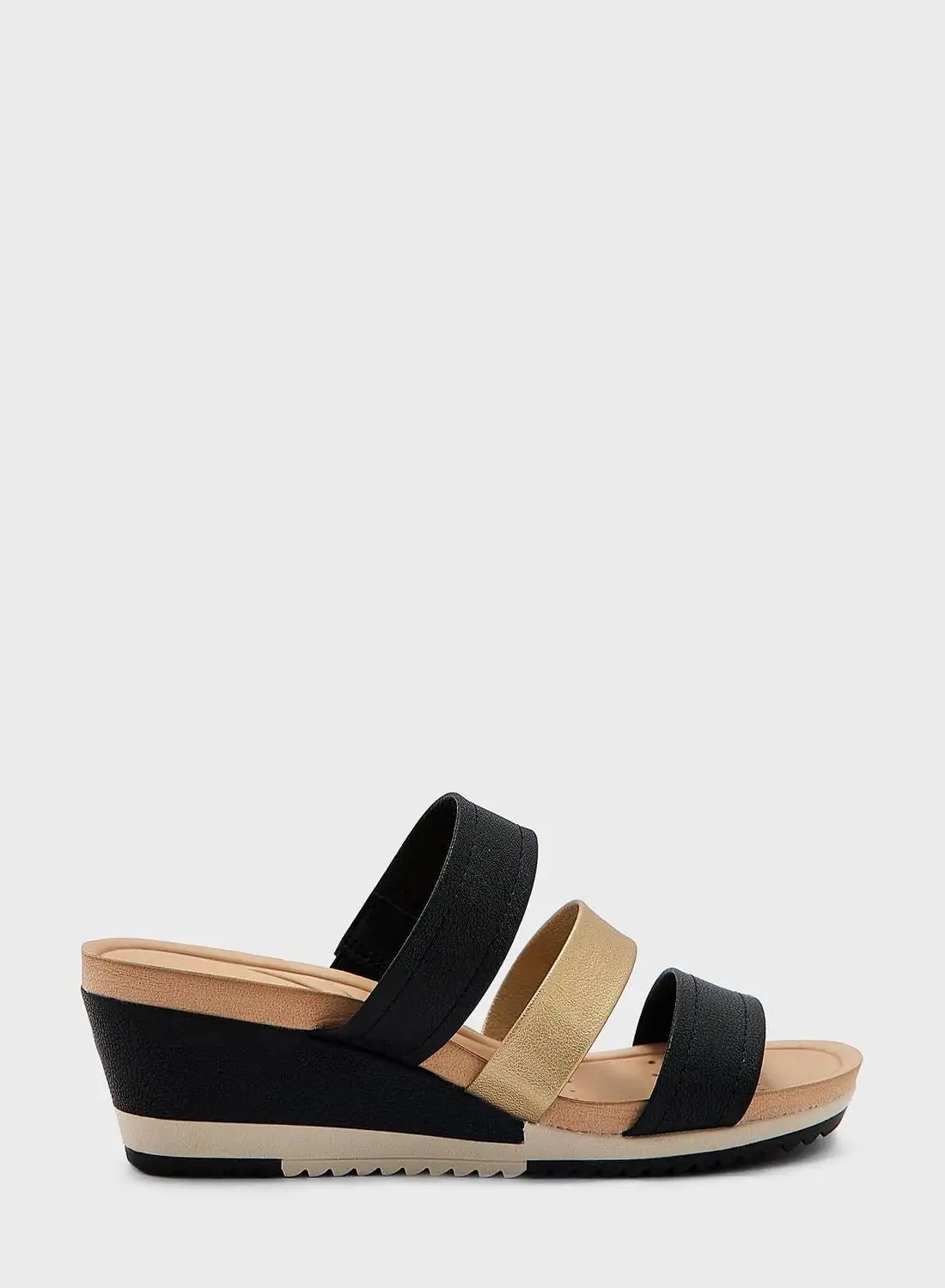 MODARE Multi Strap Wedge Sandals