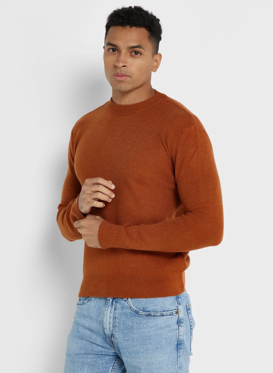 Robert Wood Crew Neck Sweater