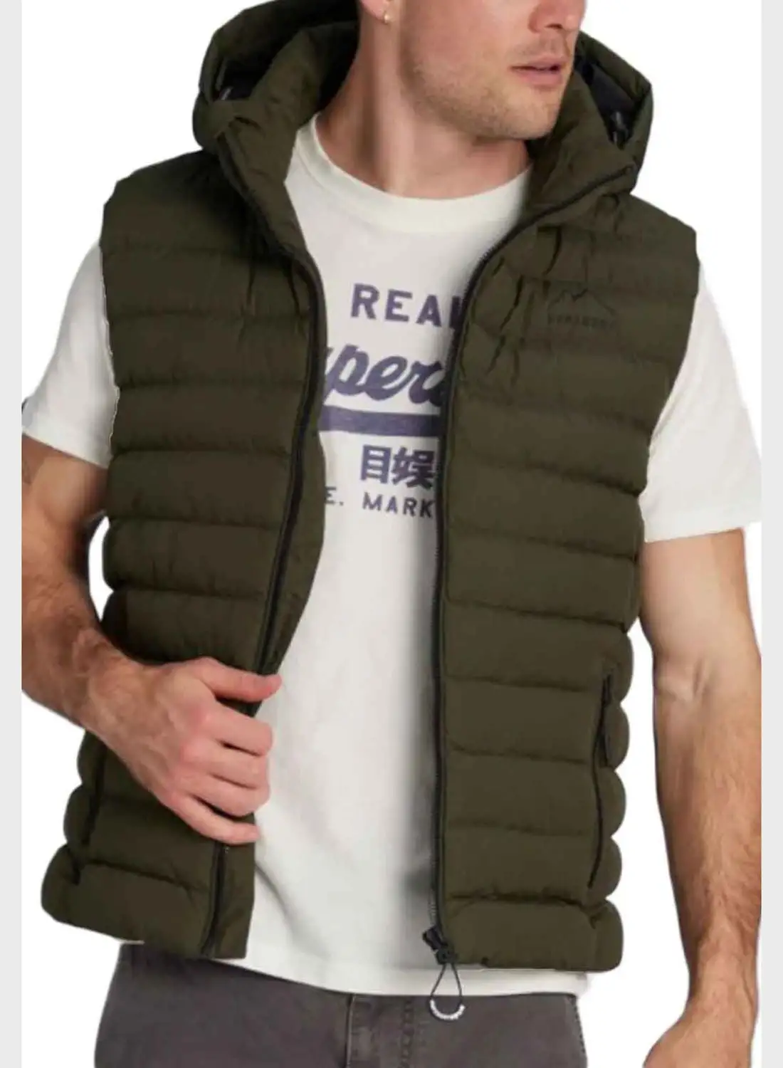 Superdry Essential Hooded Puffer Gilet