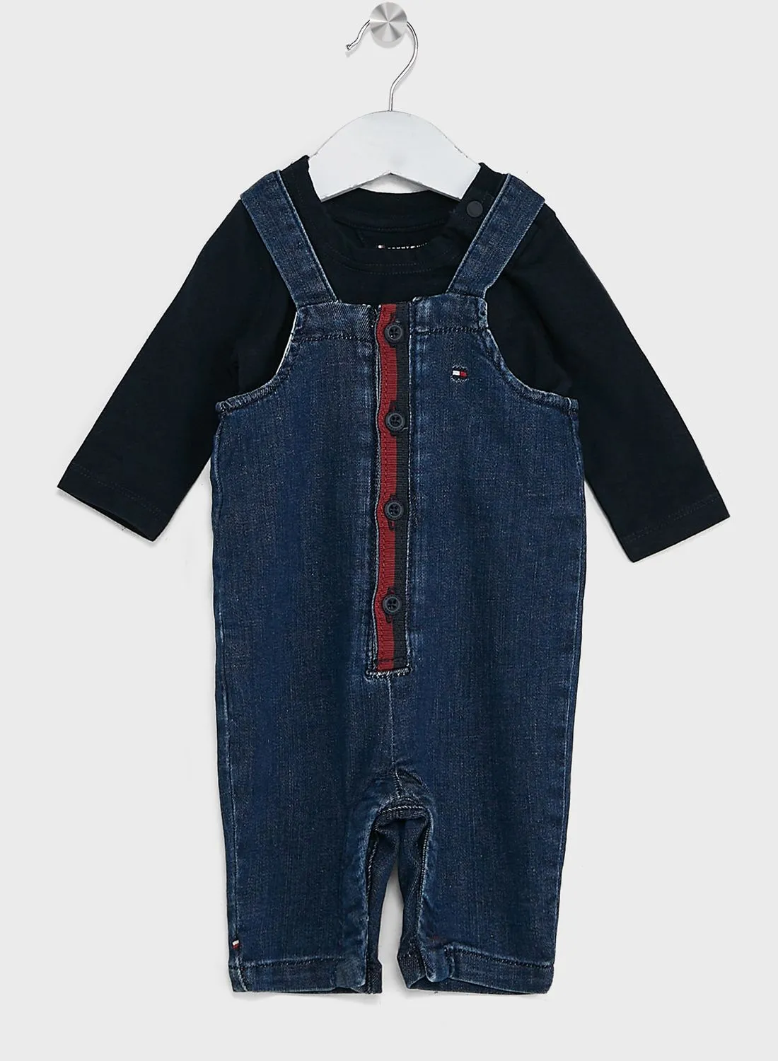 TOMMY HILFIGER Infant Colorblock Rompers