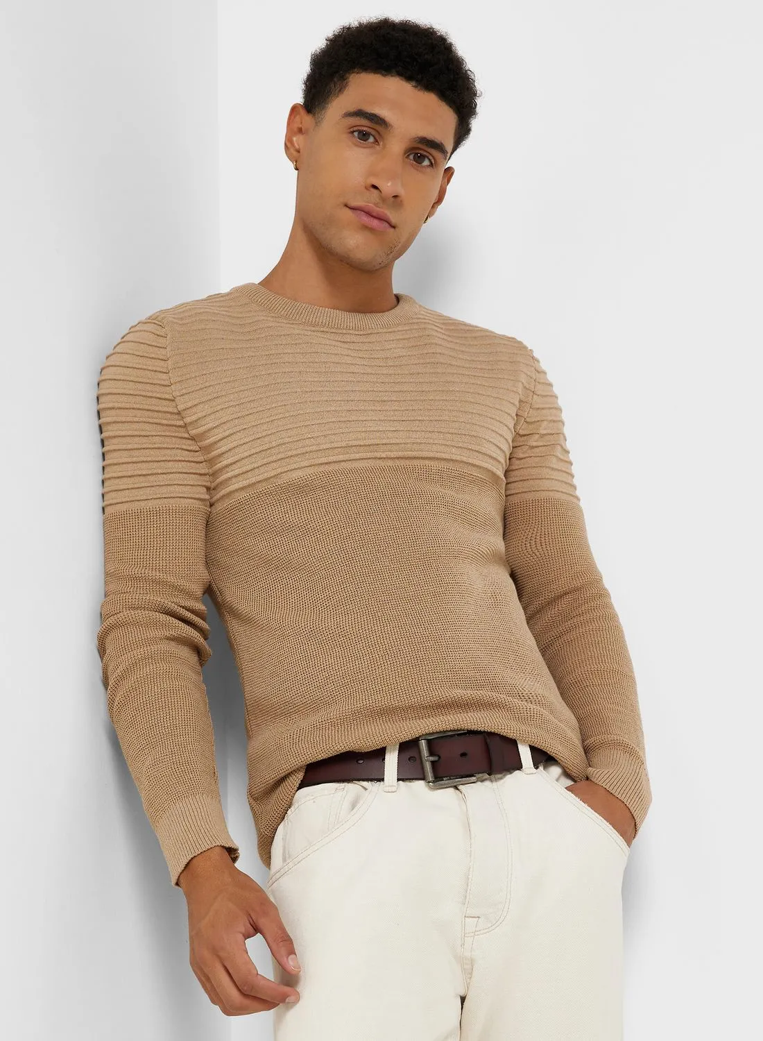 Robert Wood Crew Neck Sweater