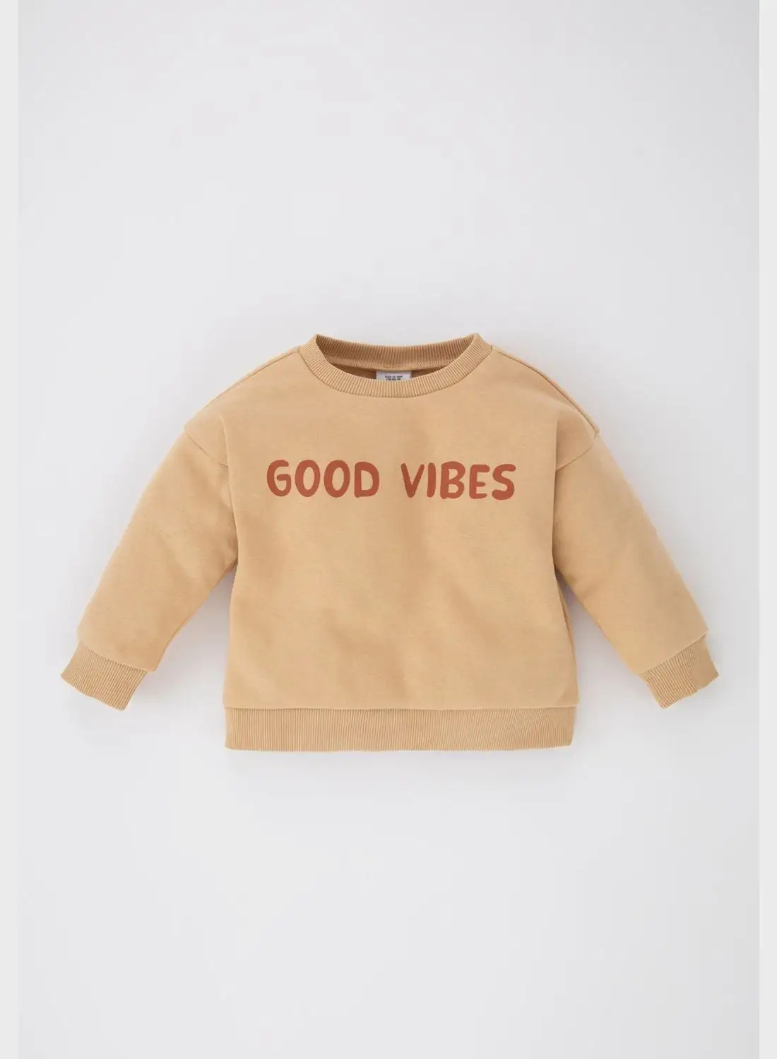 DeFacto Infant Text Print Sweatshirt