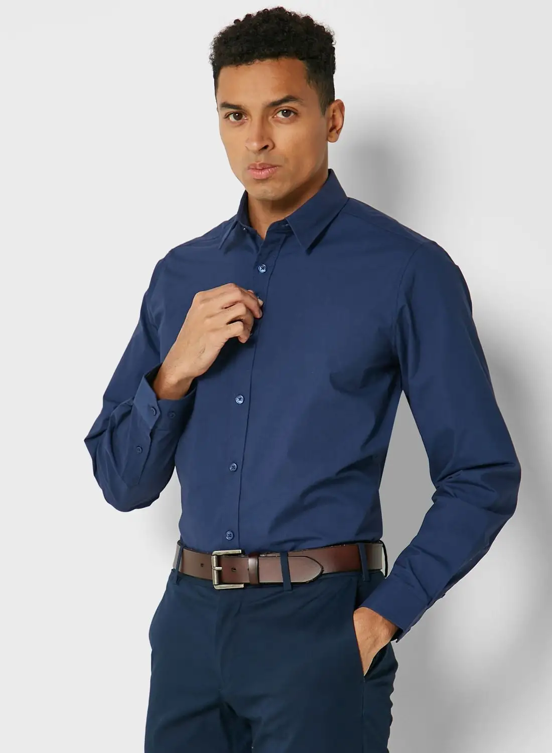 Robert Wood Stretch Poplin Shirt