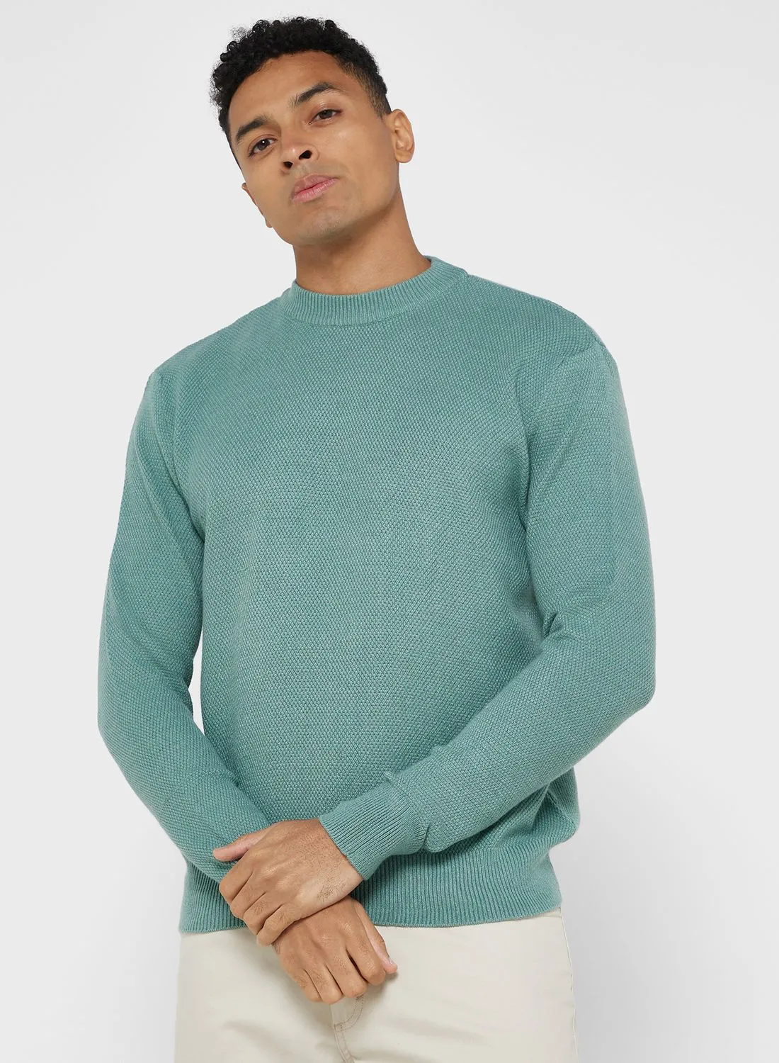 Robert Wood Crew Neck Sweater