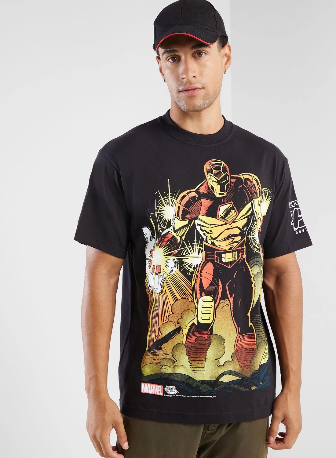 HUF I Am Iron Man Logo T-Shirt