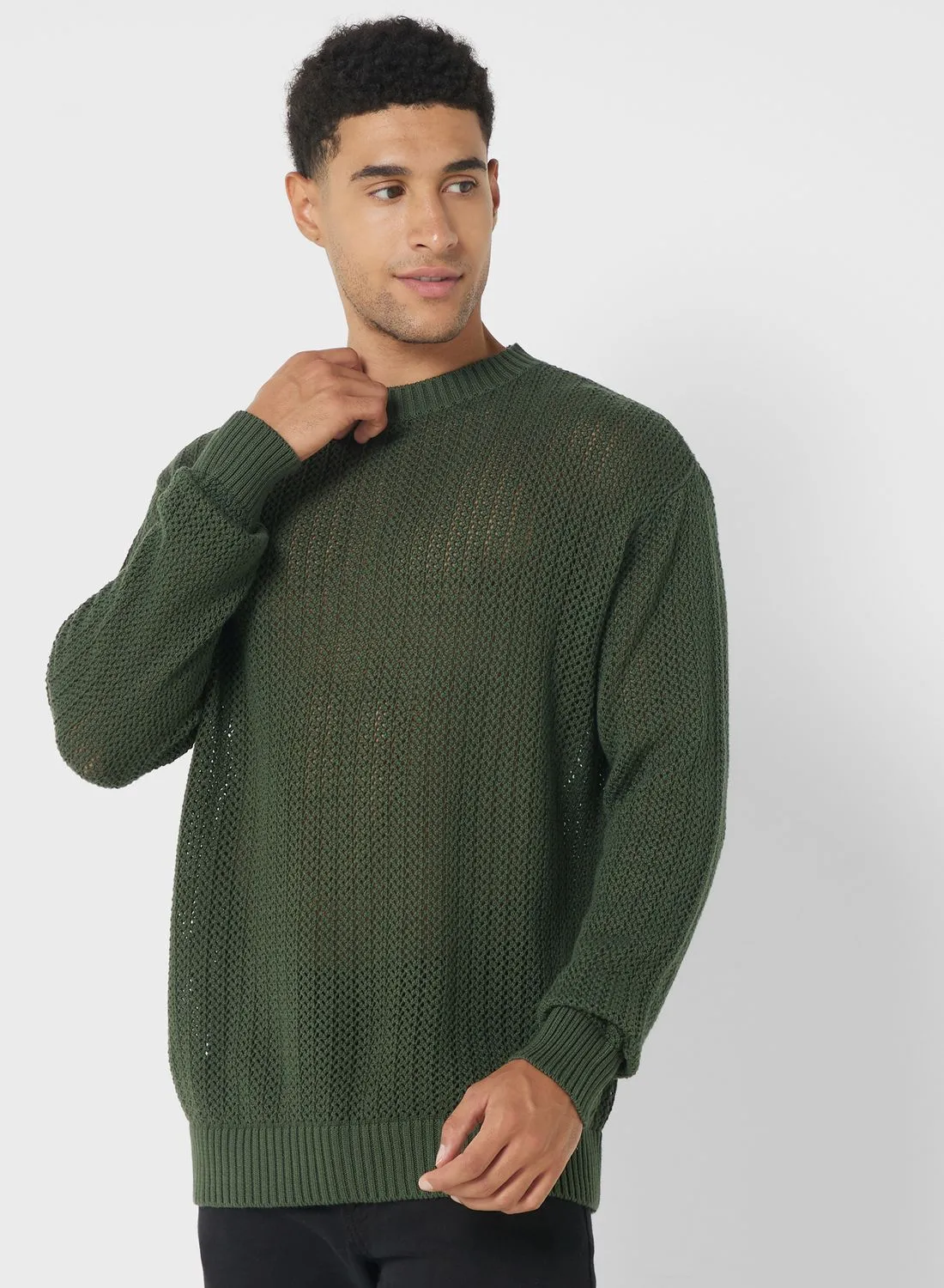 Robert Wood Crew Neck Sweater