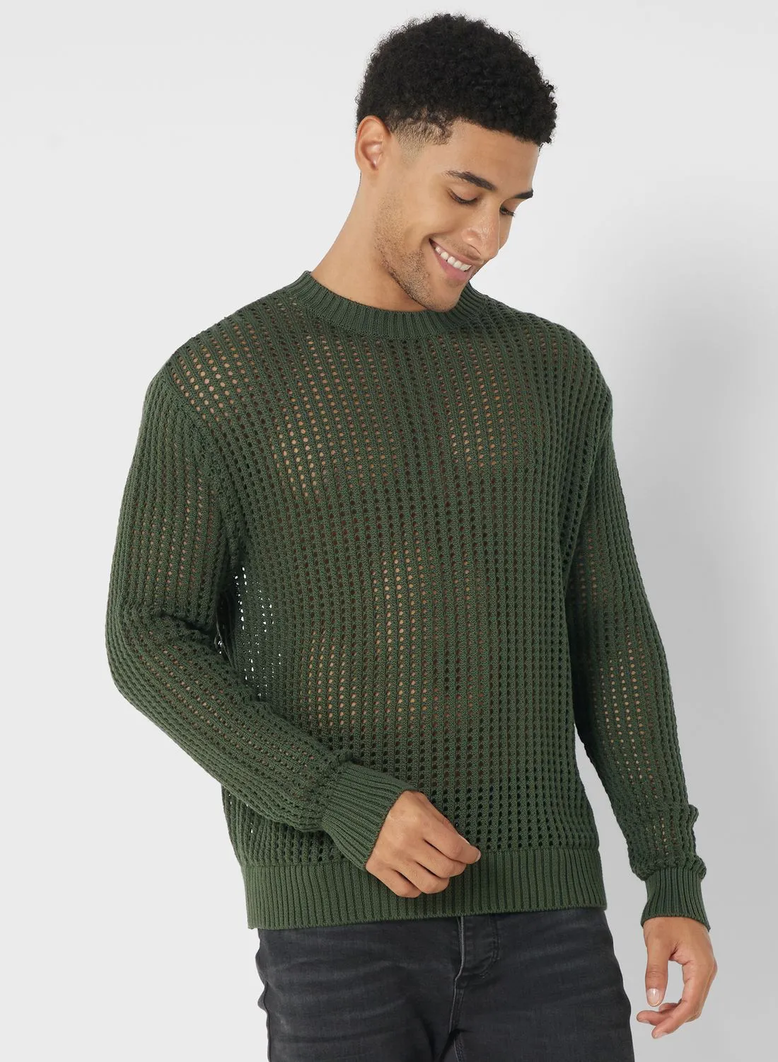 Robert Wood Crew Neck Sweater