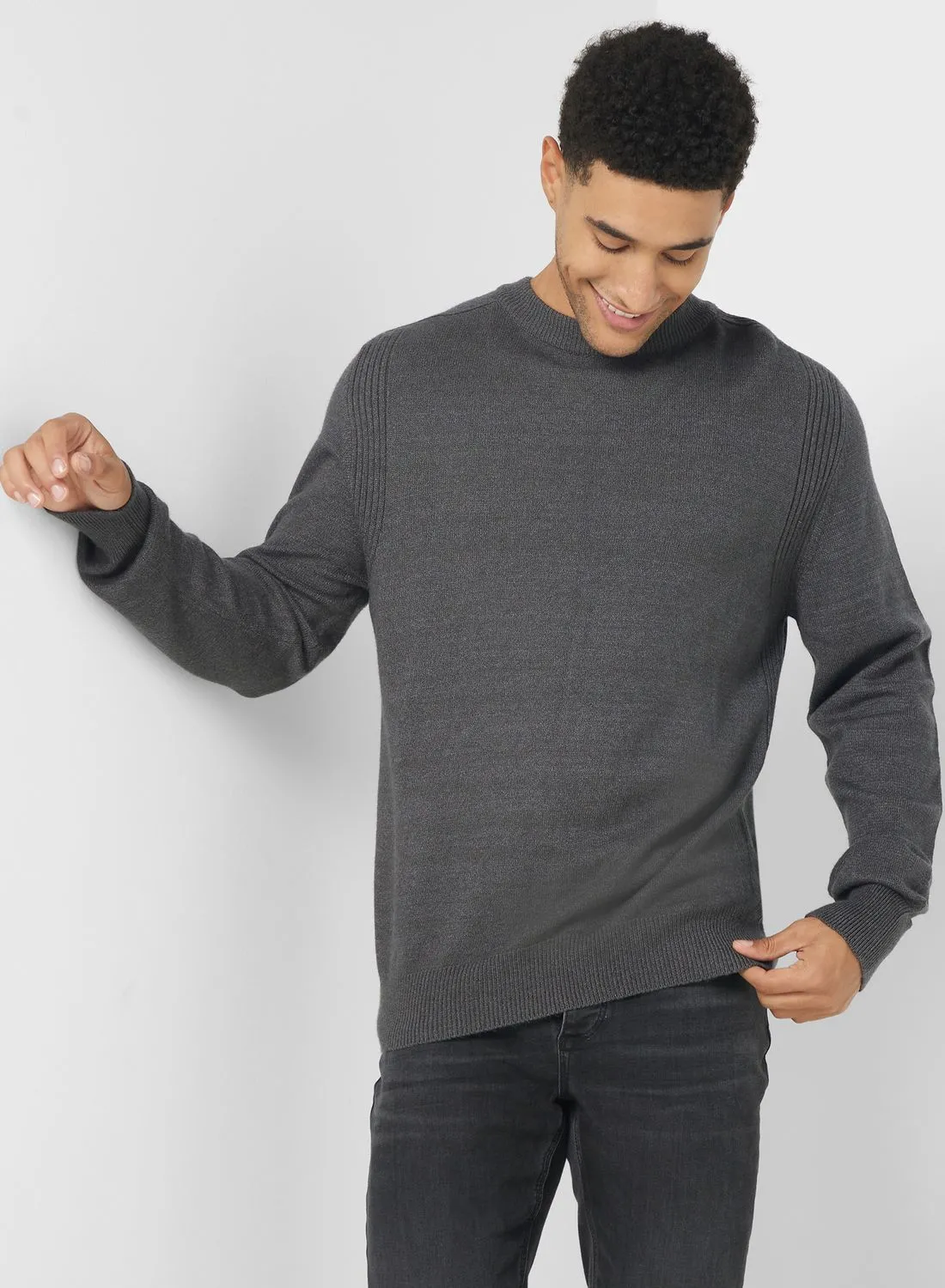 Robert Wood Crew Neck Sweater