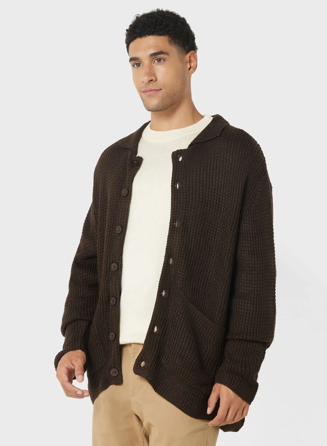 Robert Wood Button Up Cardigan