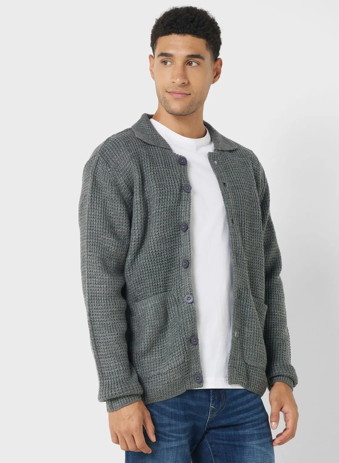 Robert Wood Button Up Cardigan