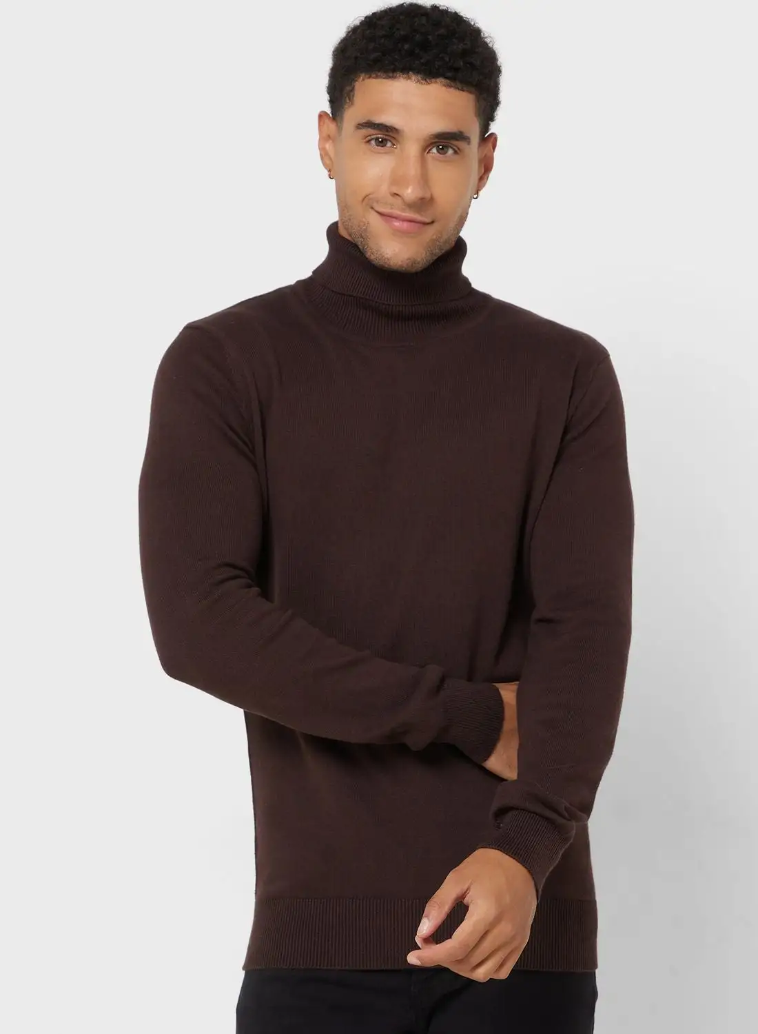 BRAVE SOUL Roll Neck Sweater