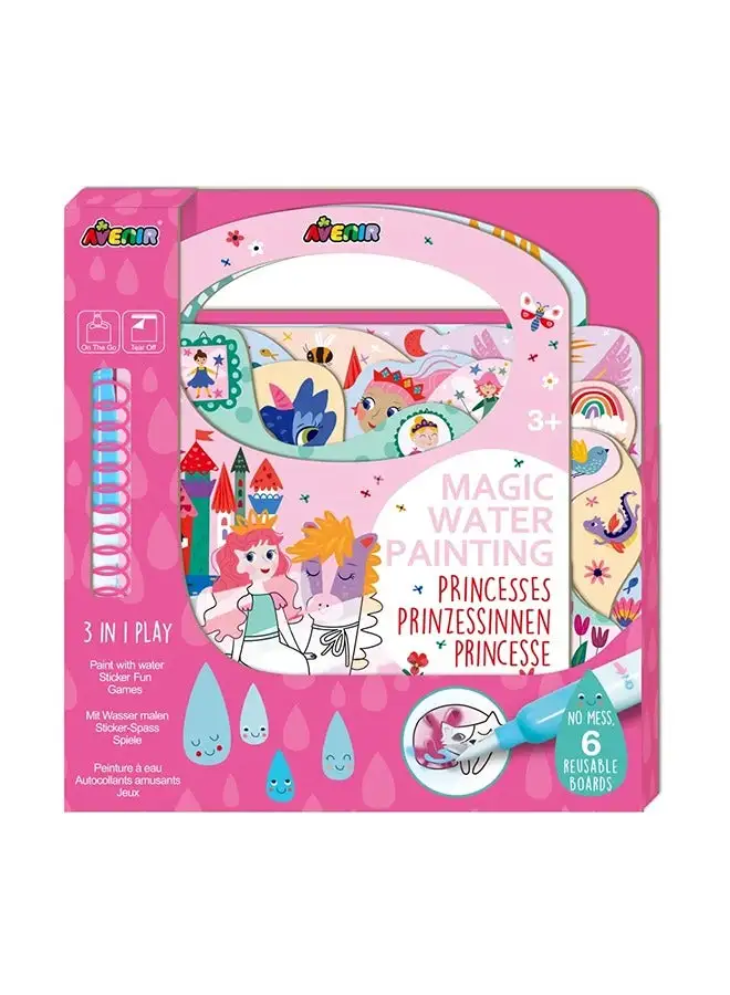 Avenir Travel to the Magical World Unleash Creativity & Wonder, Reveal Hidden Illustrations by Scratching Personalize With Charming Stickers for Kids 3+