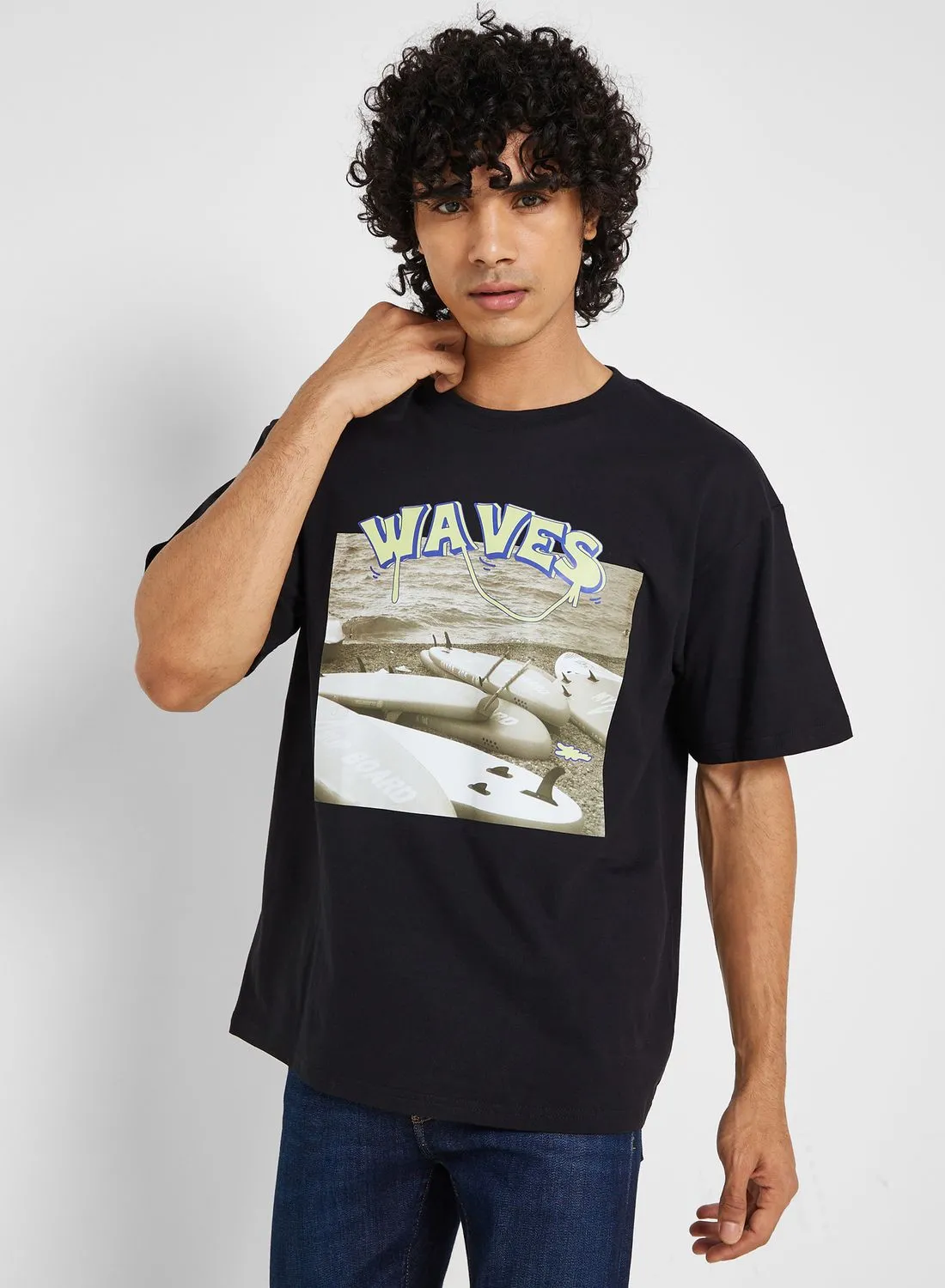 Seventy Five Graphic Print T Shirt