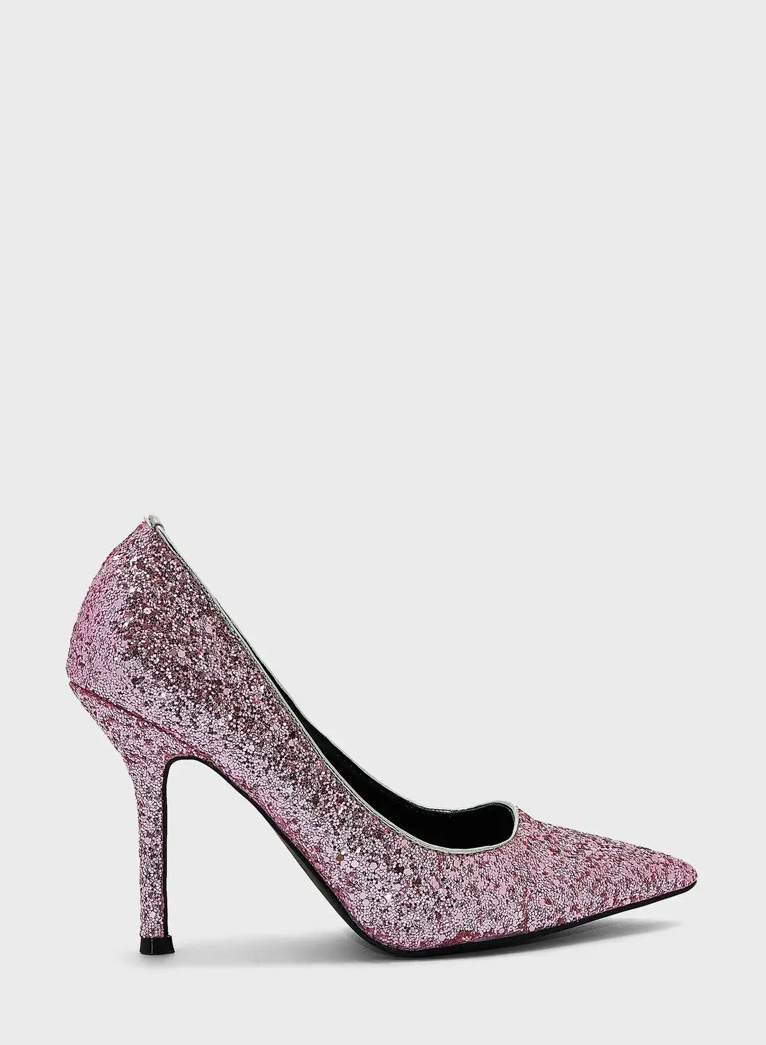 Ginger Glitter Pointed Pump