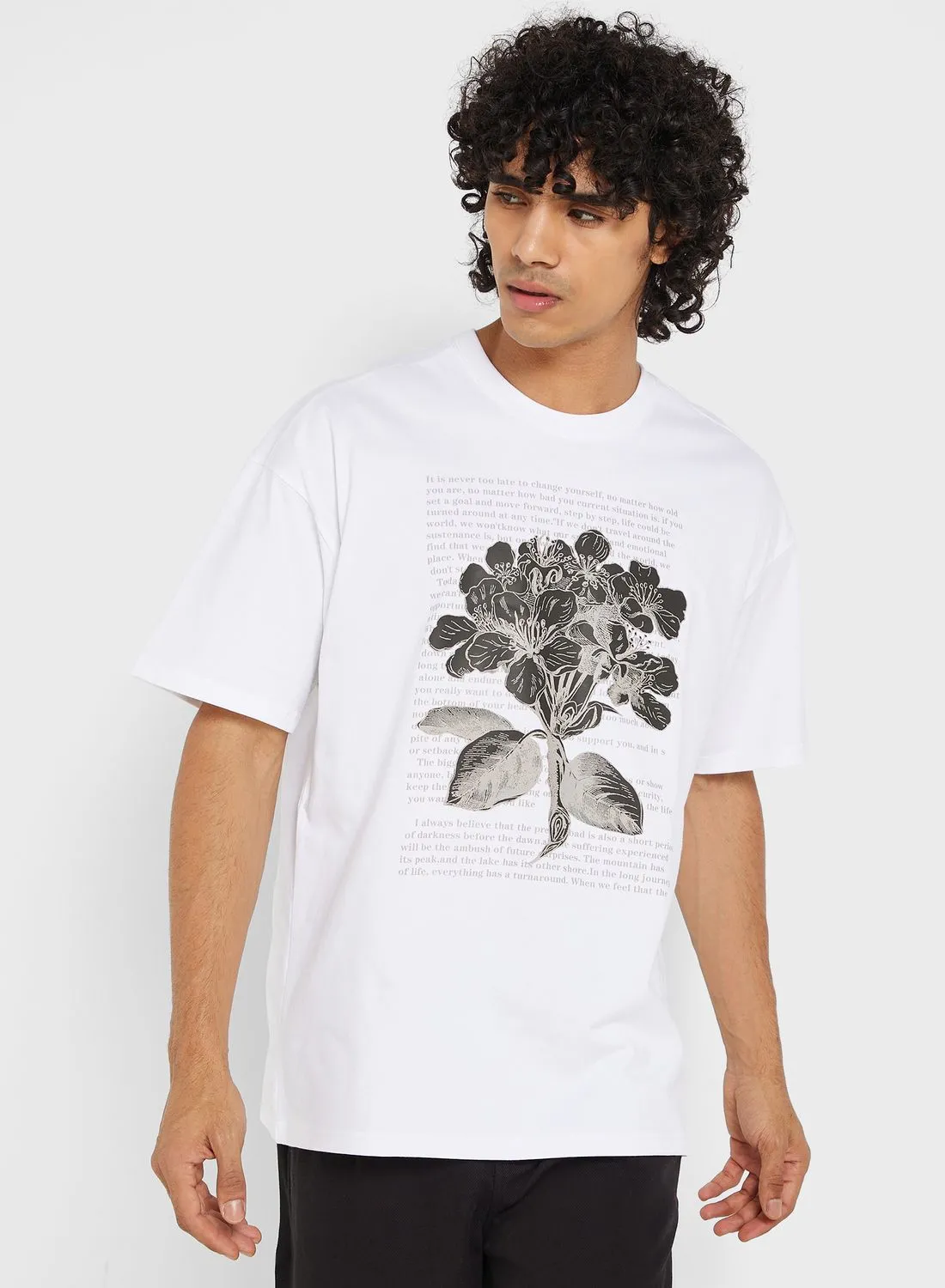 Seventy Five Graphic Print T Shirt