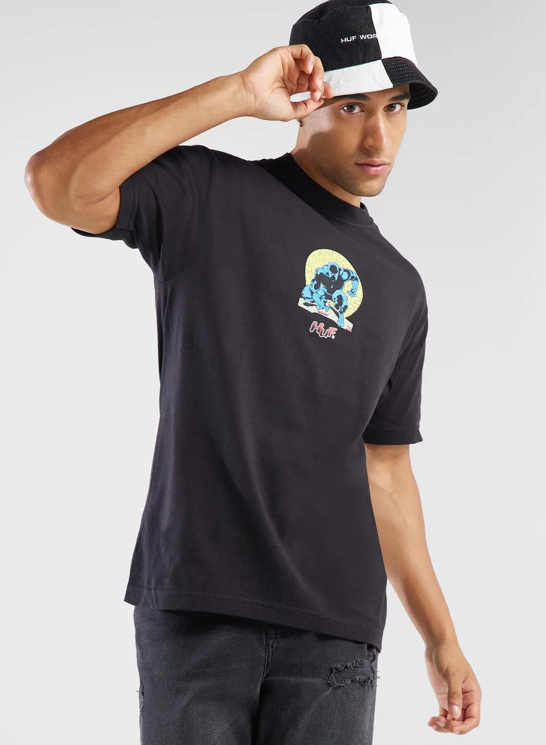 HUF Night Prowling Logo T-Shirt