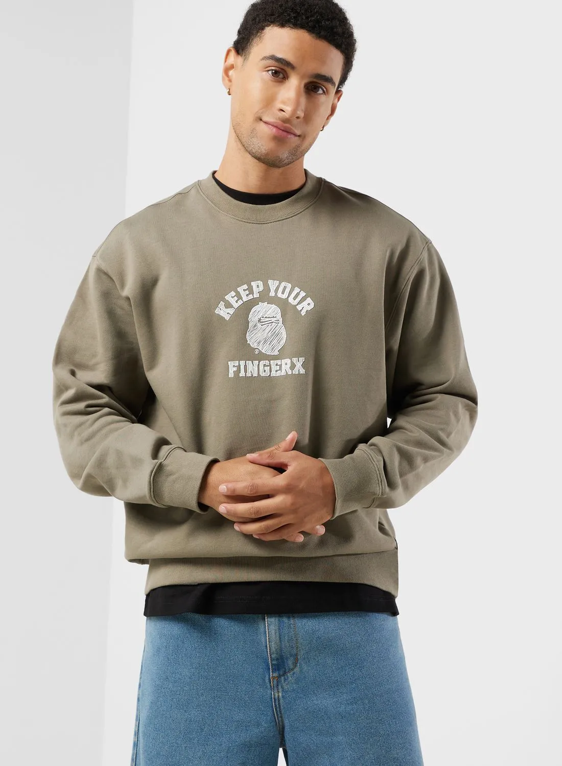 FINGERCROXX Logo Sweatshirt