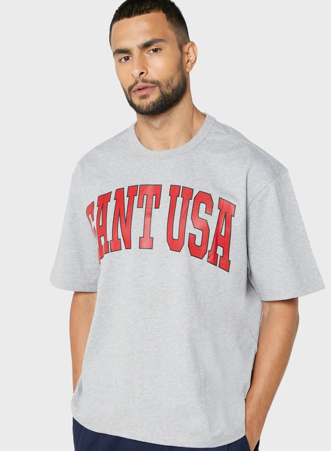 GANT Logo Crew Neck T-Shirt