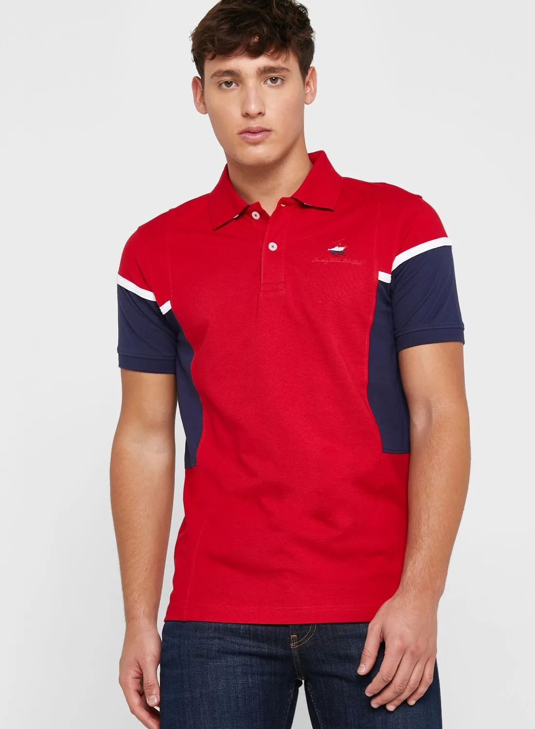 bhpoloclub Color Block Polo