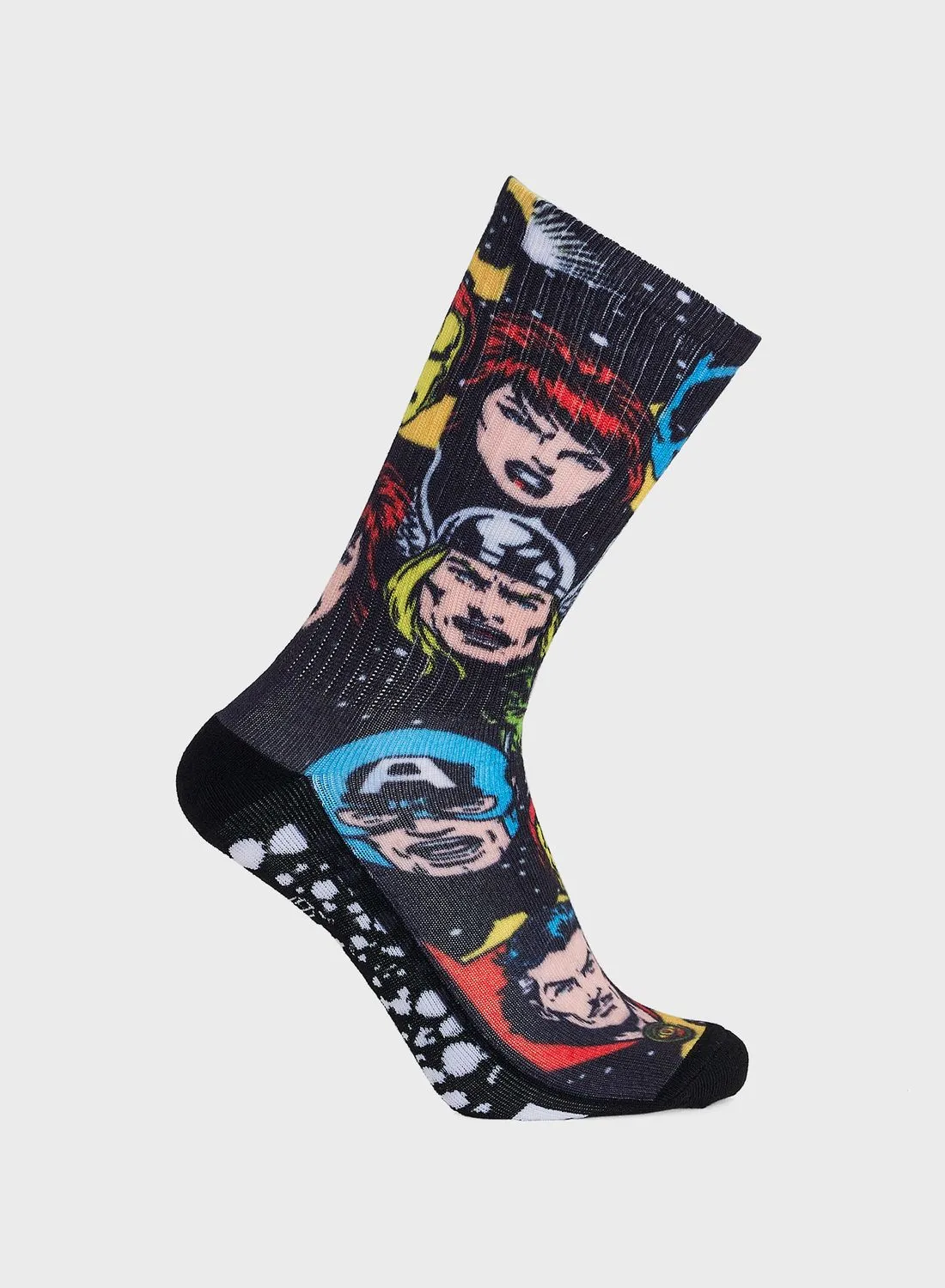 HUF Galactic Heads Crew Socks