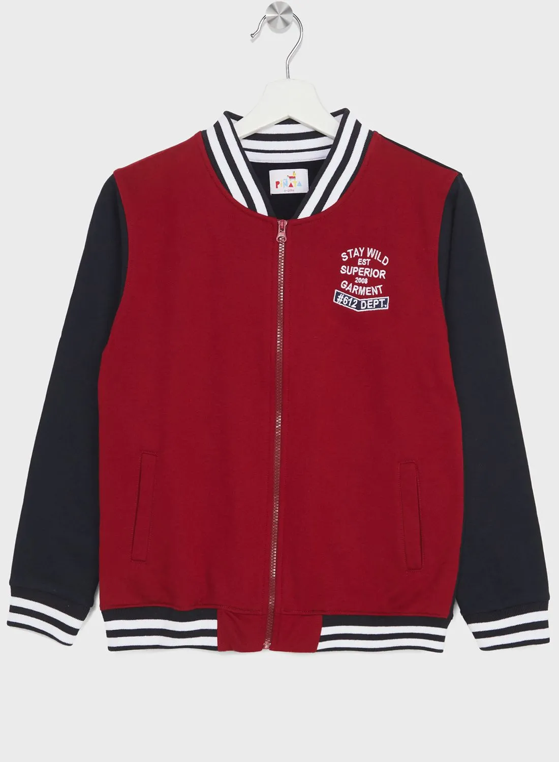 Pinata Boys Colorblock Baseball Jacket