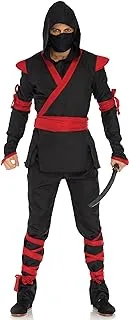 Leg Avenue Mens Costume 31 Pc Ninja Costume with Shirt, Pants, Belt, Face Mask, Hood (pack of 1)