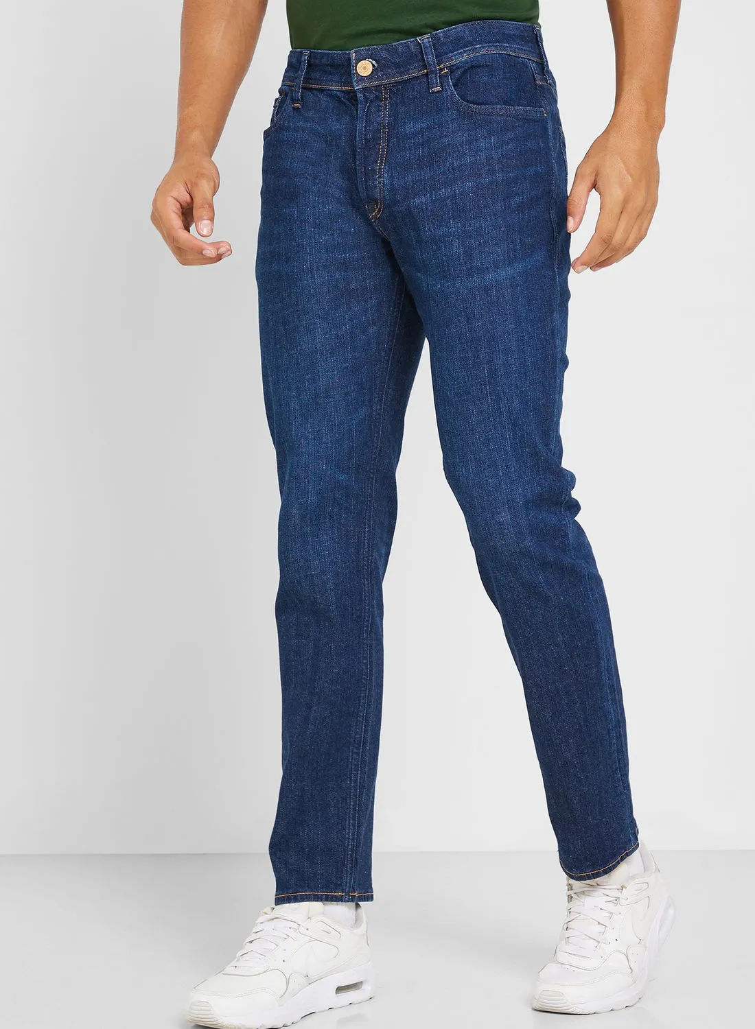 JACK & JONES Mid Wash Slim Fit Jeans