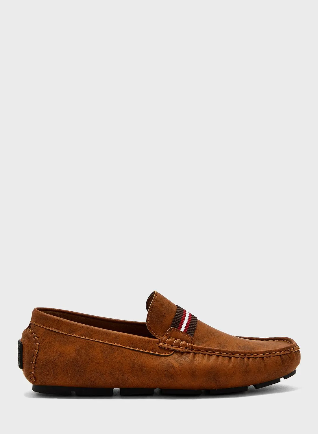 Robert Wood Casual Webbing Detail Loafers