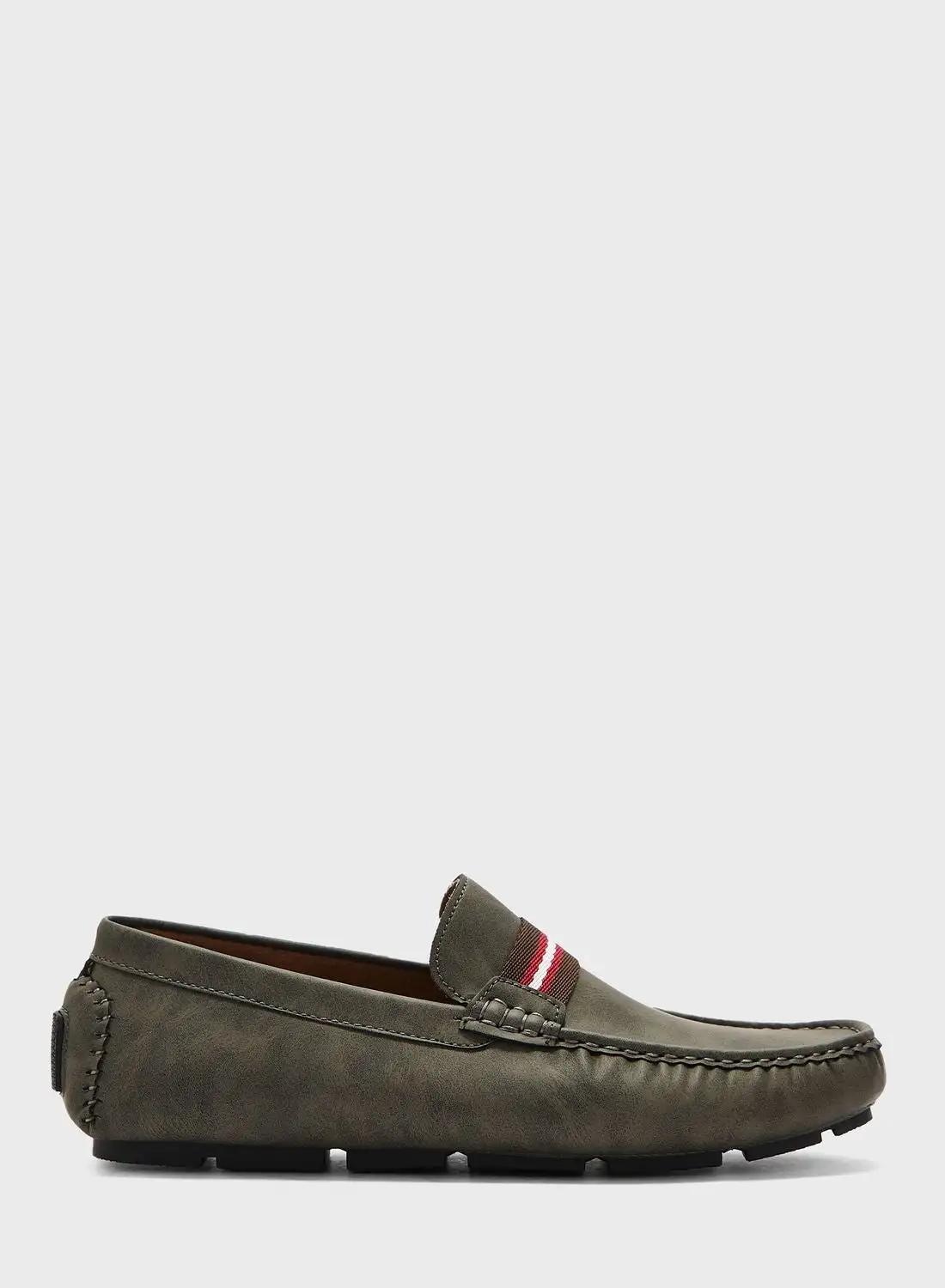 Robert Wood Casual Webbing Detail Loafers