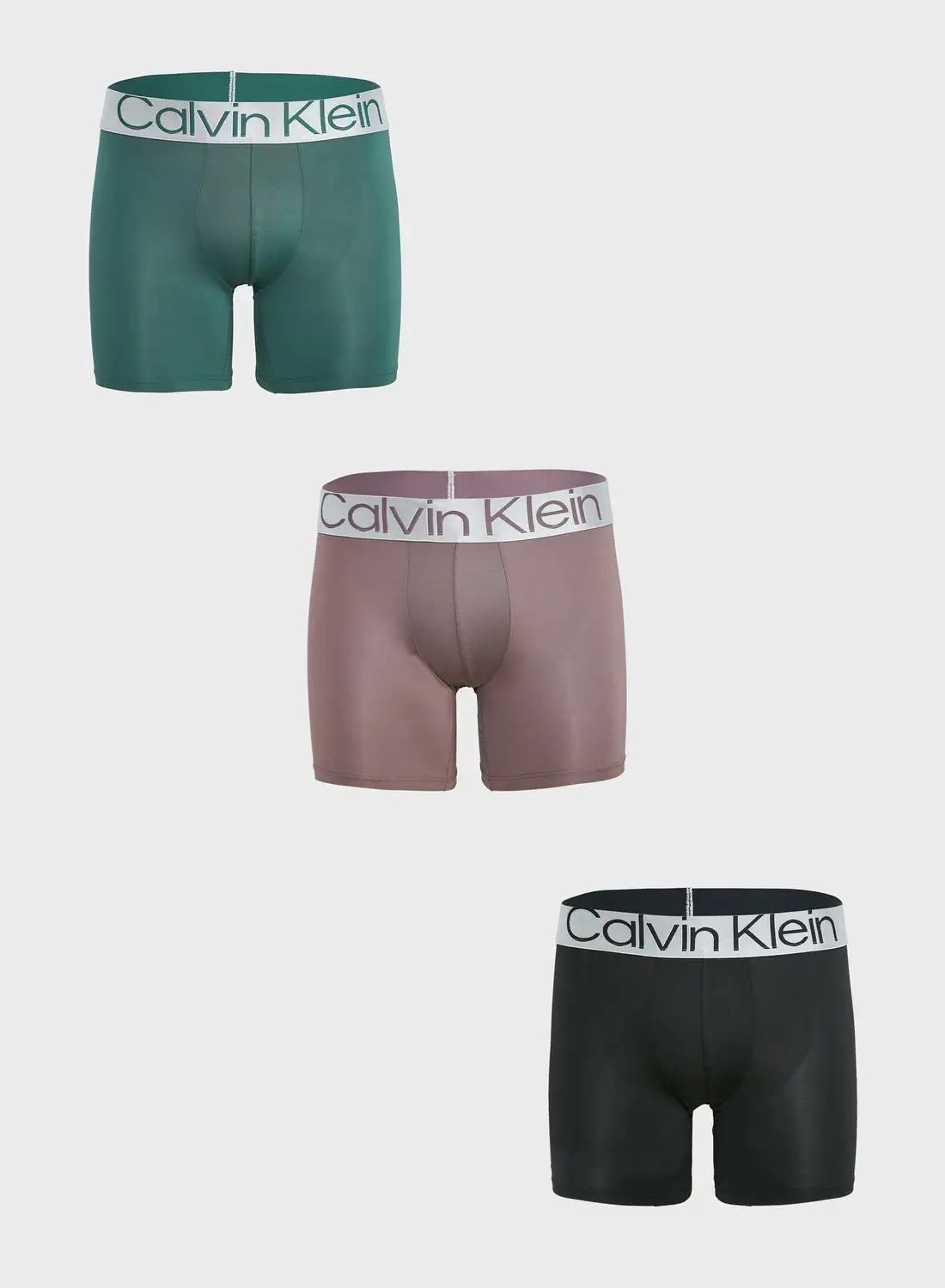 CALVIN KLEIN 3 Pack Assorted Trunks