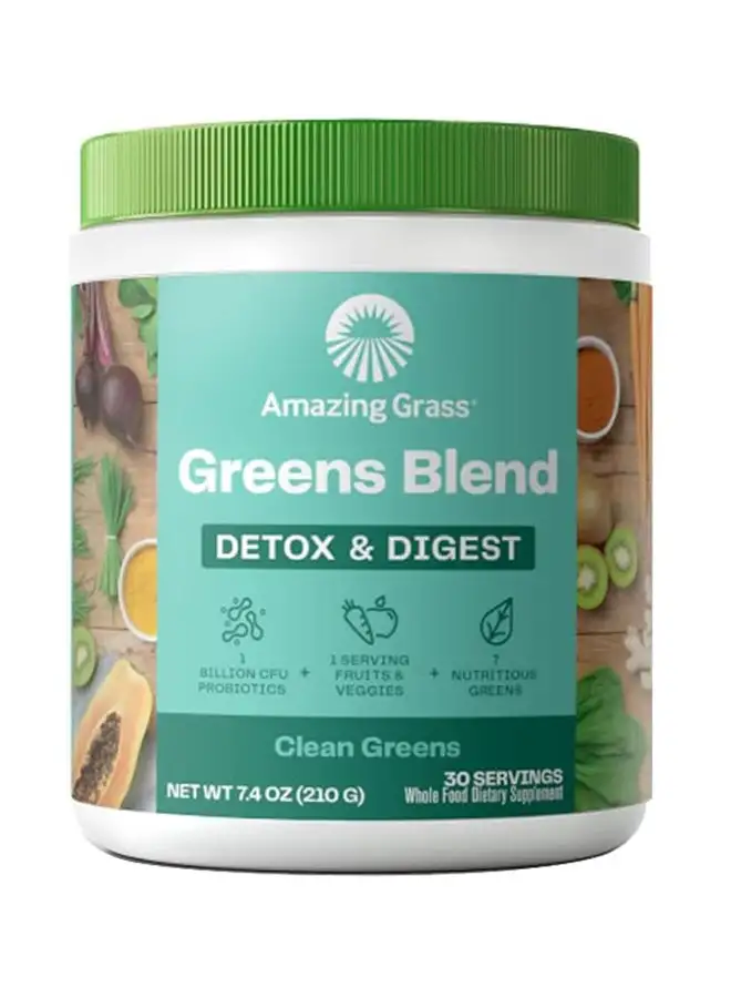 Amazing Grass Detox & Digest Green SuperFood - 7.4 oz ( 210 gm )30 Servings