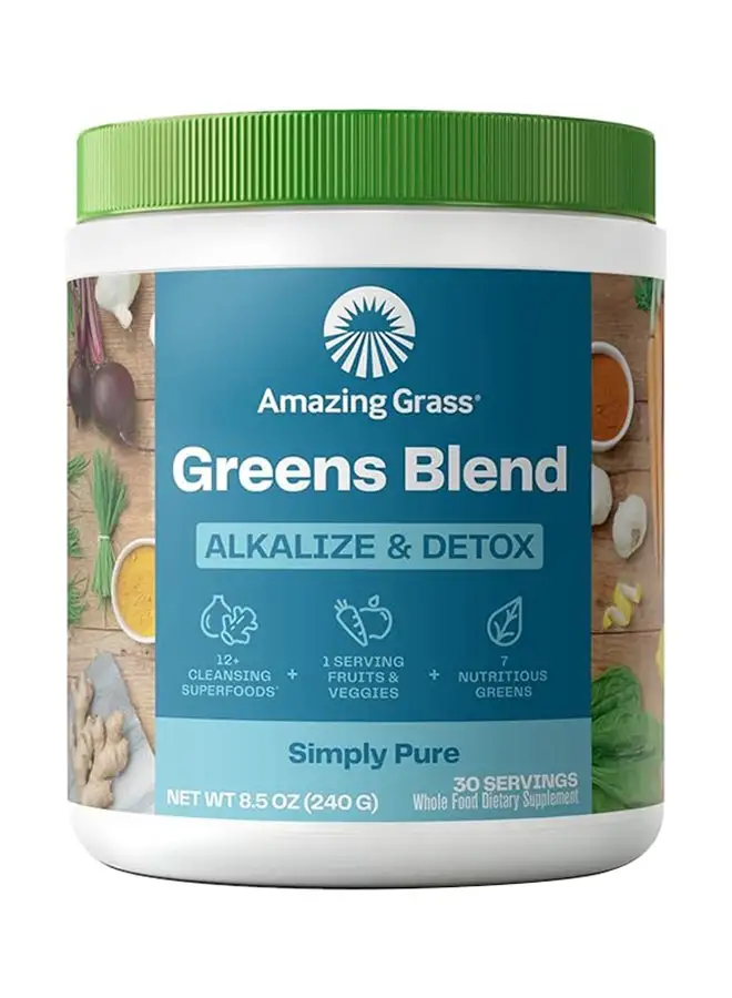 Amazing Grass Alkalize & Detox Green SuperFood - 8.5 oz (240 gm )30 Servings