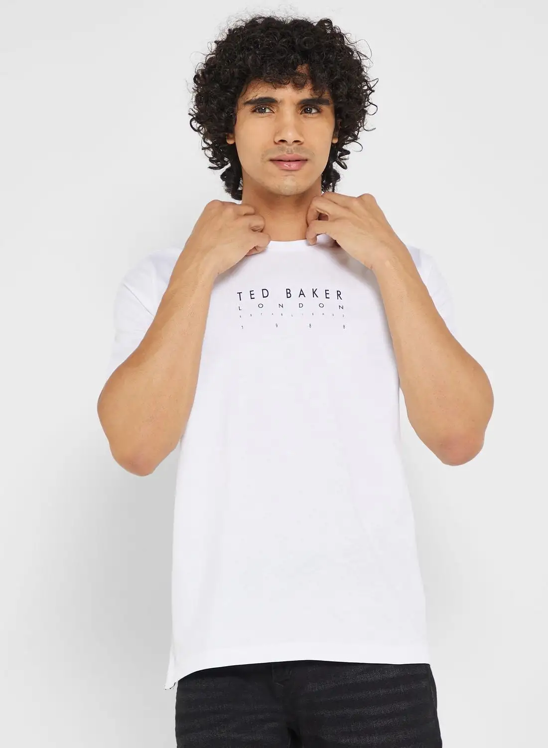 Ted Baker Slogan Crew Neck T-Shirt