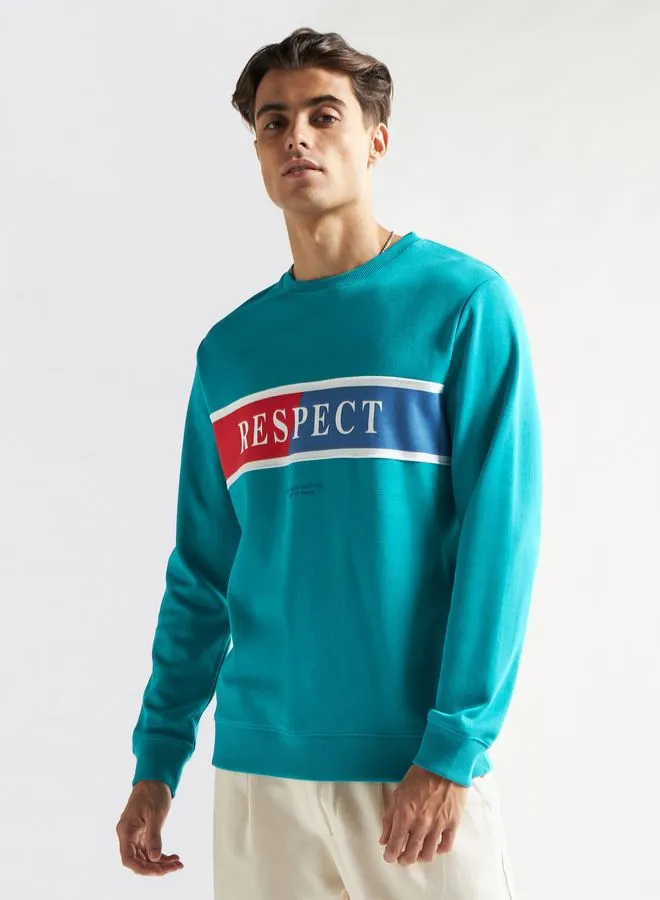 FAV Graphic Crew Neck Sweatshirt