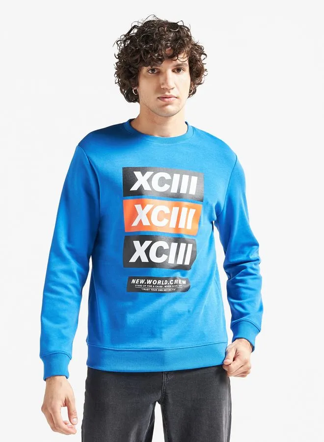 FAV Graphic Crew Neck Sweatshirt