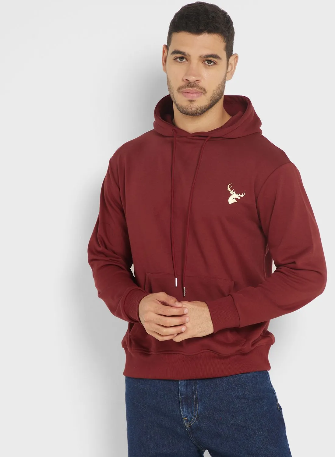 Seventy Five Embroidered Logo Hoodie