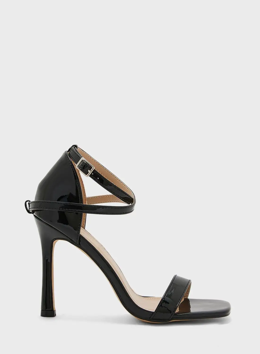 Ginger Ankle-Strap Patent Sandals