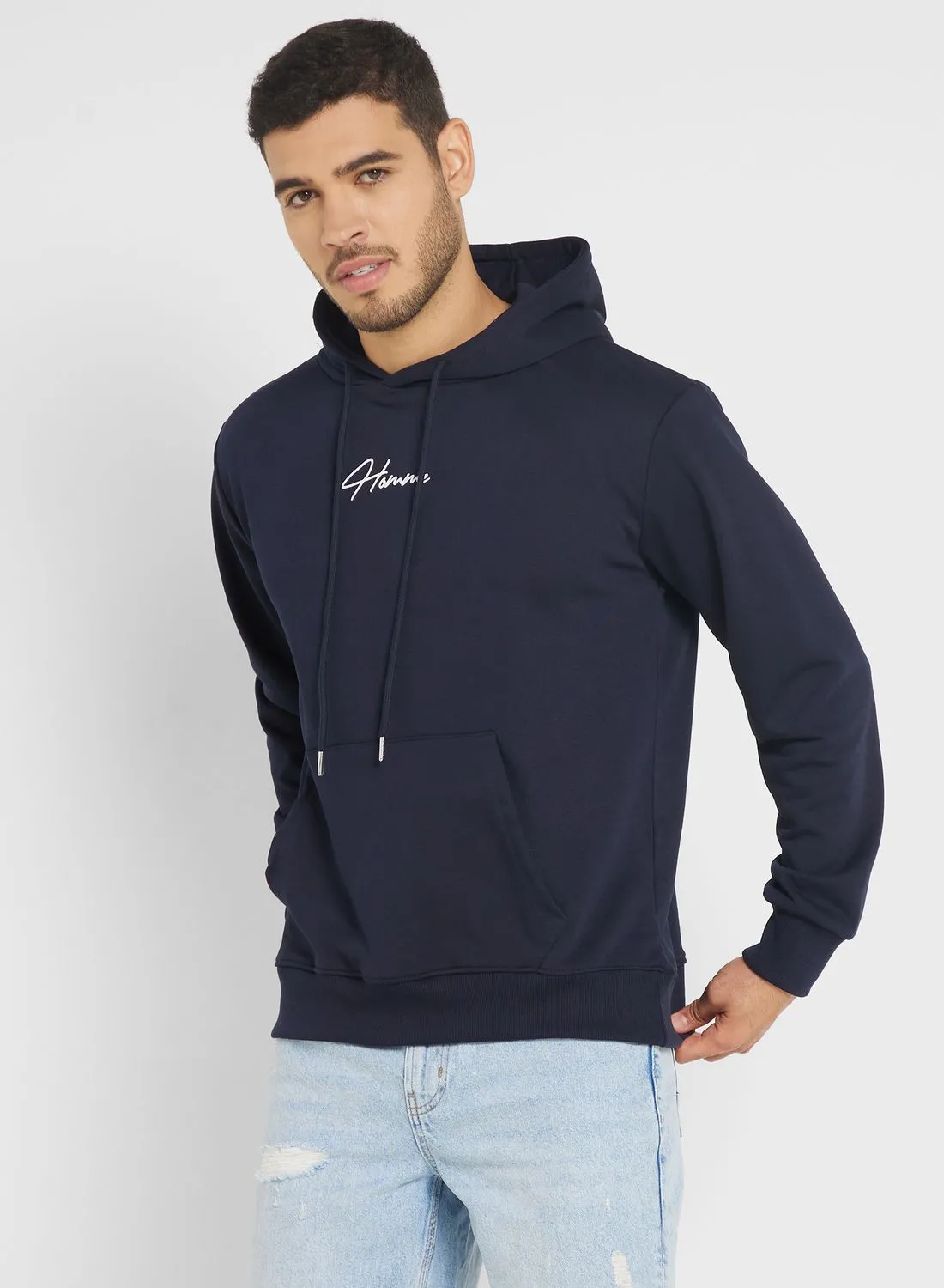 Seventy Five Embroidered Logo Hoodie