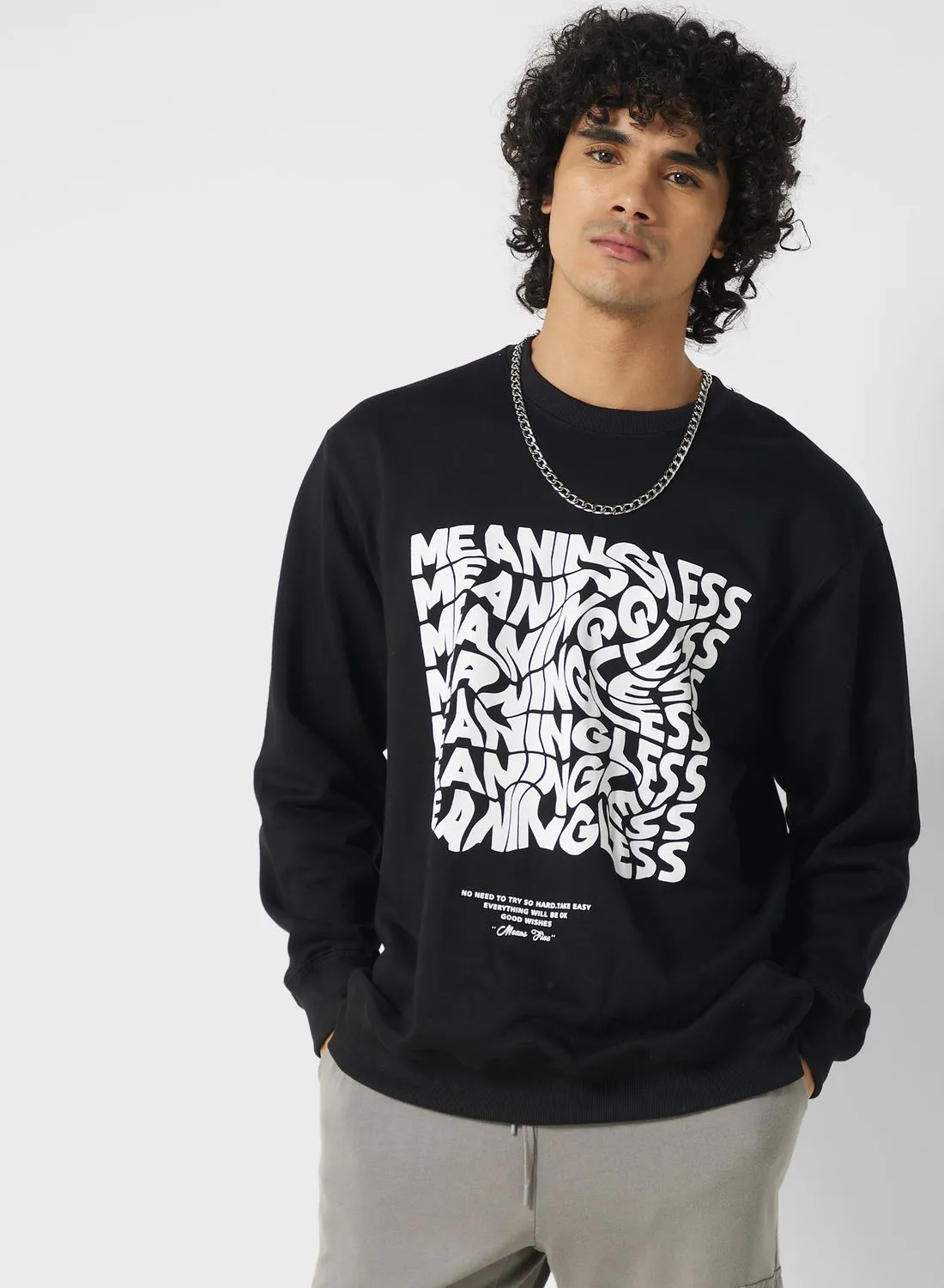 Seventy Five Graphic Sweater