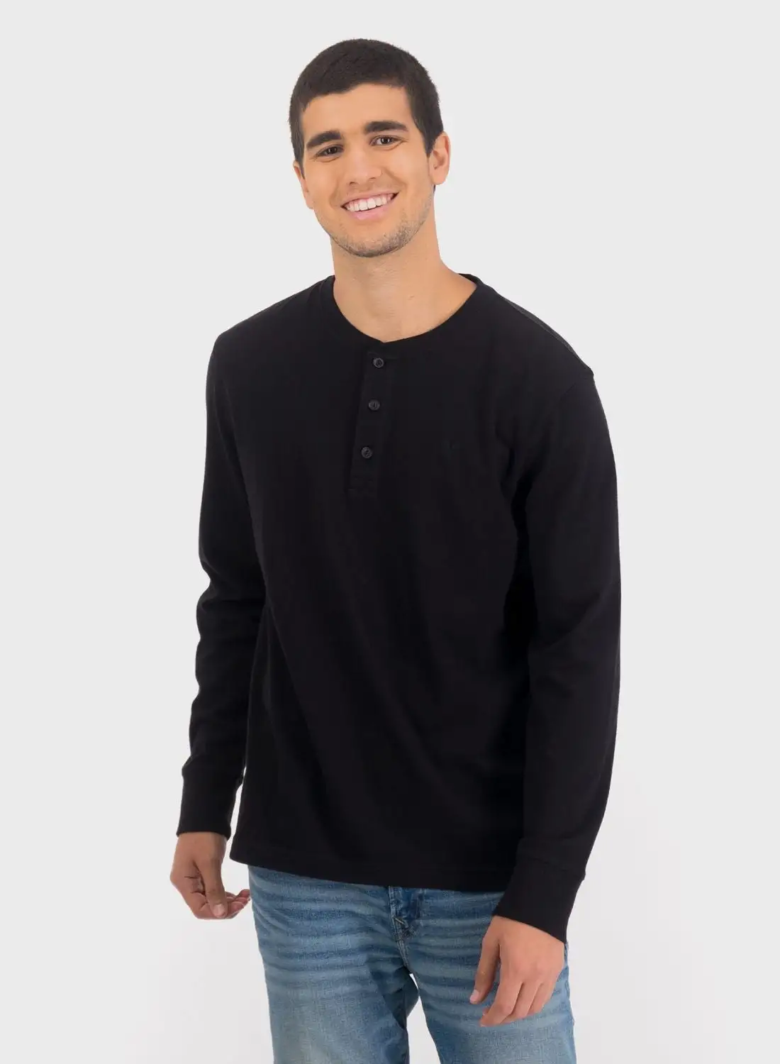 American Eagle Essential Henley T-Shirt