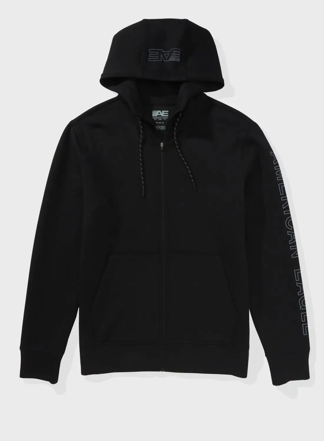 American Eagle Logo Zip Through Hoodie