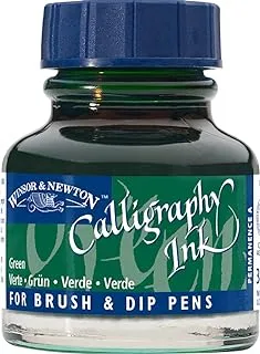 Winsor & Newton CALLIGRAPHY INK GREEN 30ML (Pack of 1) 1111289