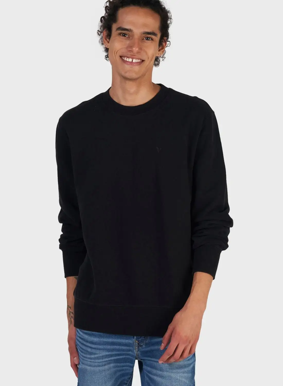 American Eagle Logo Crew Neck Sweatshirt